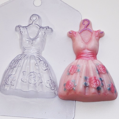 Платье, форма для мыла пластиковая Пластиковые формы