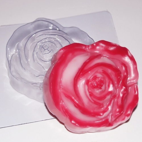 Роза EX, форма для мыла пластиковая Пластиковые формы