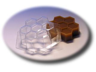 Пчелиные соты, форма для мыла пластиковая Пластиковые формы