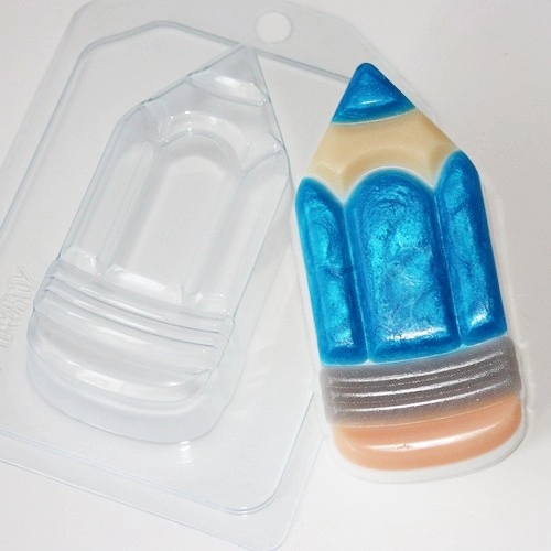Карандаш, форма для мыла пластиковая Пластиковые формы