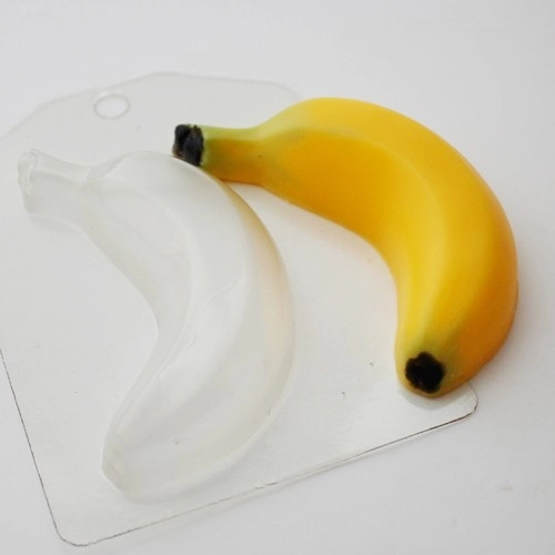 Банан, форма для мыла пластиковая Пластиковые формы