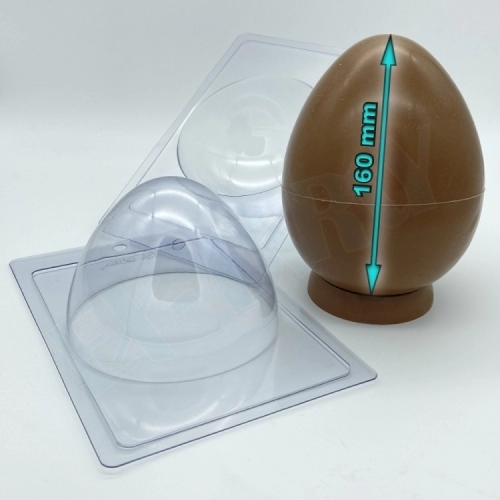 Яйцо верх+низ h160, форма для мыла пластиковая Пластиковые формы
