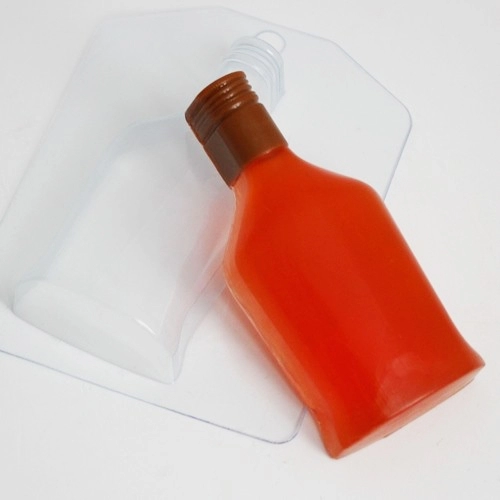Бутылка коньяка, форма для мыла пластиковая Пластиковые формы
