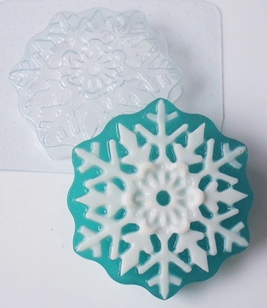 Снежинка EX, форма для мыла пластиковая Пластиковые формы