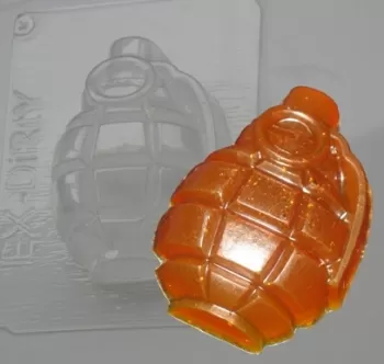 Граната, форма для мыла пластиковая Пластиковые формы
