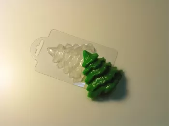 Маленькая ёлочка, форма для мыла пластиковая Пластиковые формы