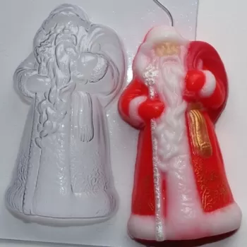 Дед Мороз, форма для мыла пластиковая Пластиковые формы