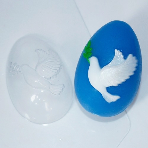 Яйцо Голубь мира, форма для мыла пластиковая Пластиковые формы