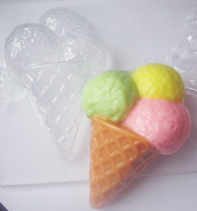 Мороженое, форма для мыла пластиковая Пластиковые формы