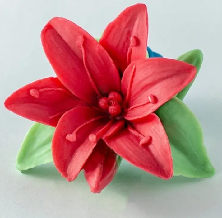 Лилия 3D, форма для мыла силиконовая Силиконовые формы