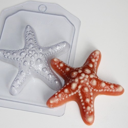 Морская звезда EX, форма для мыла пластиковая Пластиковые формы