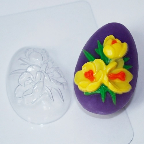 Яйцо Крокусы, форма для мыла пластиковая Пластиковые формы