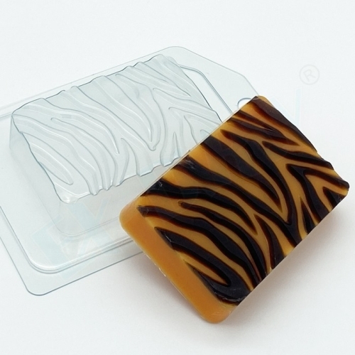 Тигровый окрас, форма для мыла пластиковая Пластиковые формы