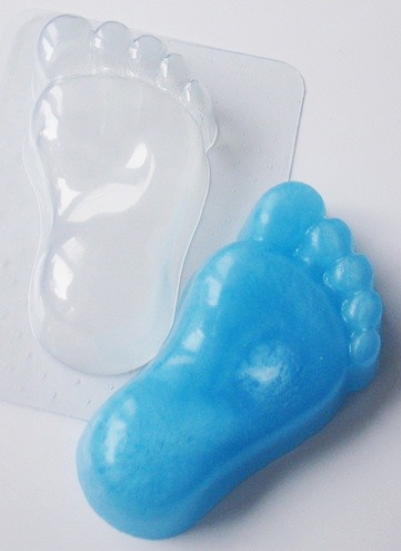 Пятка, форма для мыла пластиковая Пластиковые формы