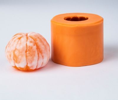 Мандарин очищенный 3D, форма для мыла силиконовая Силиконовые формы