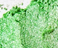 Зеленый, пигмент перламутровый сухой