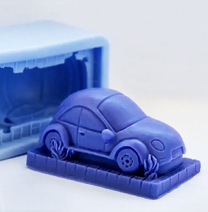 Машина 3D, форма для мыла силиконовая Силиконовые формы