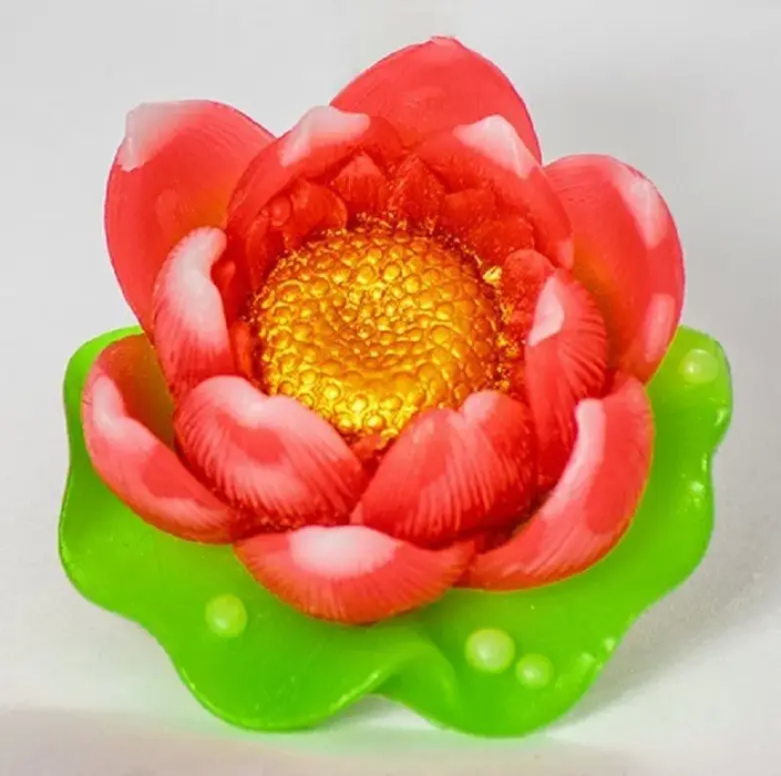Лотос 3D, форма для мыла силиконовая Силиконовые формы