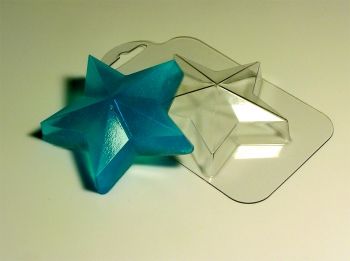 Звезда, форма для мыла пластиковая Пластиковые формы