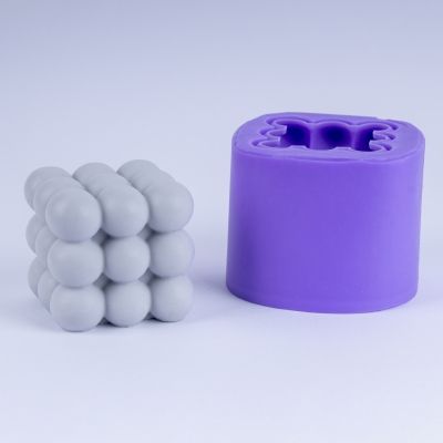 Куб из шариков 3D, форма для мыла силиконовая Силиконовые формы