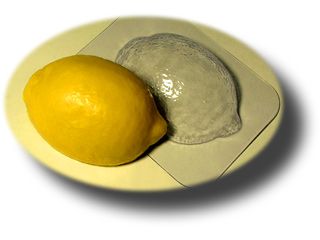 Лимон, форма для мыла пластиковая Пластиковые формы