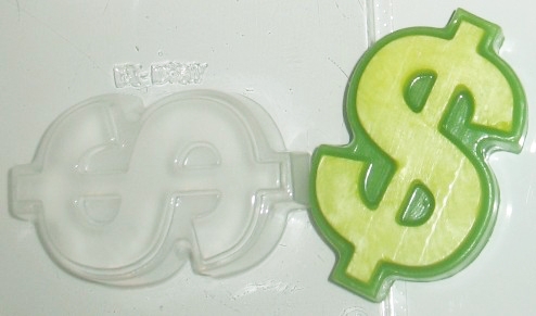Доллар, форма для мыла пластиковая Пластиковые формы