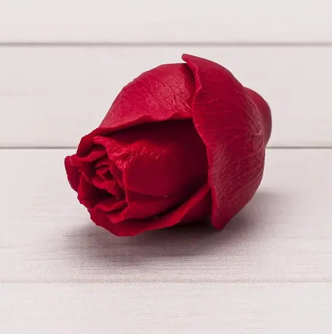 Бутон розы Конфетти, форма для мыла силиконовая Силиконовые формы