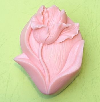 Тюльпан 2D, форма для мыла силиконовая Силиконовые формы