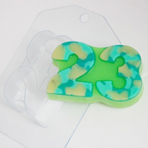 23 февраля - Плоское, форма для мыла пластиковая Пластиковые формы