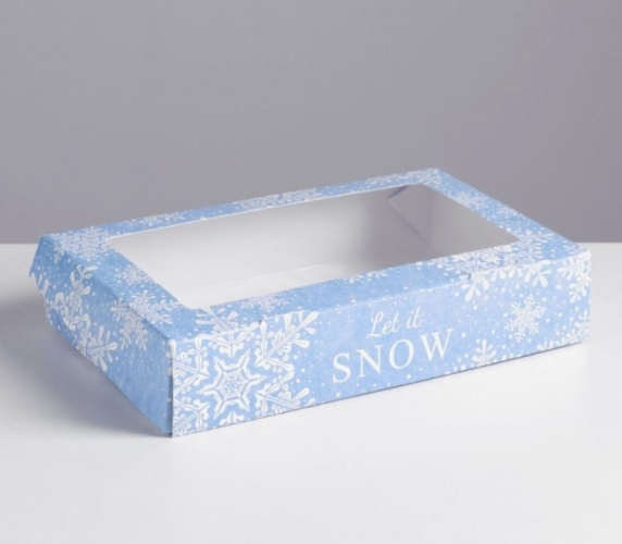 Коробка складная "Снежинки" Упаковка
