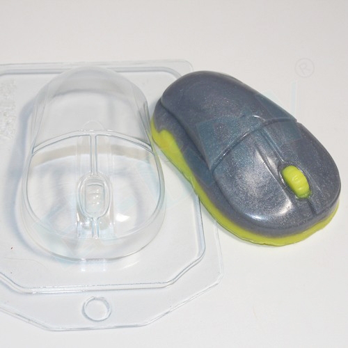 Мышь компьютерная, форма для мыла пластиковая Пластиковые формы