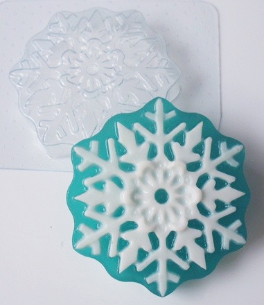 Снежинка EX, форма для мыла пластиковая Пластиковые формы