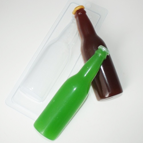 Бутылка пива, форма для мыла пластиковая Пластиковые формы