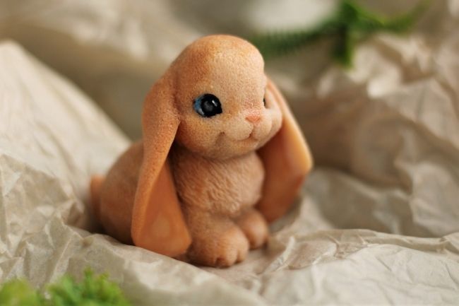Кролик Вишенка, форма для мыла силиконовая Силиконовые формы