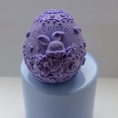 Пасхальное яйцо, форма для мыла силиконовая Силиконовые формы