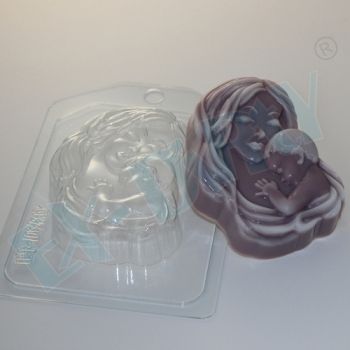 Мать и дитя, форма для мыла пластиковая Пластиковые формы