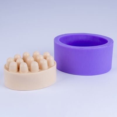 Массажная плитка 3D, форма для мыла силиконовая Силиконовые формы