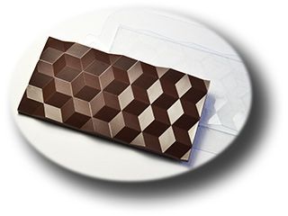 Плитка кубики, форма для шоколада пластиковая Пластиковые формы