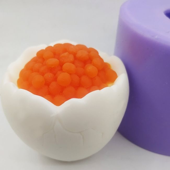 Яйцо с икрой форма для мыла силиконовая Силиконовые формы