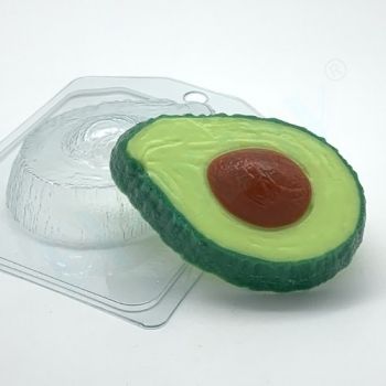 Авокадо, форма для мыла пластиковая Пластиковые формы