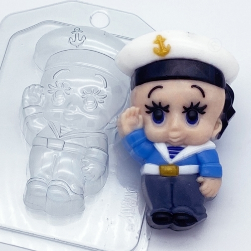 Малыш Моряк, форма для мыла пластиковая Пластиковые формы