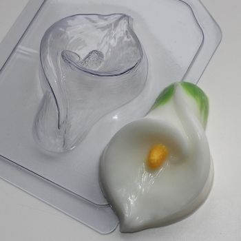 Калла, форма для мыла пластиковая Пластиковые формы