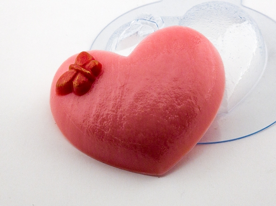Сердце Бабочка, форма для мыла пластиковая Пластиковые формы