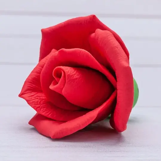 Роза алая, форма для мыла силиконовая Силиконовые формы