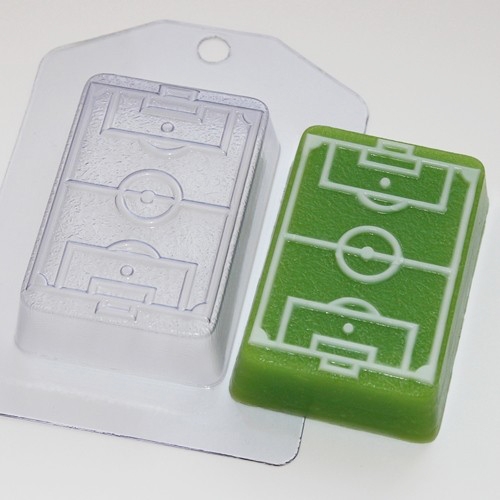 Футбольное поле, форма для мыла пластиковая Пластиковые формы