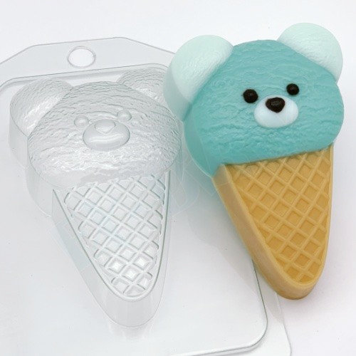 Мороженое - Мишка, форма для мыла пластиковая Пластиковые формы
