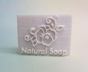 Штамп ударный №23 Natural soap цветочек