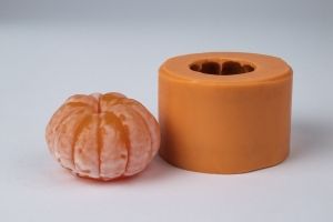 Мандарин мини 4 3D, форма для мыла силиконовая