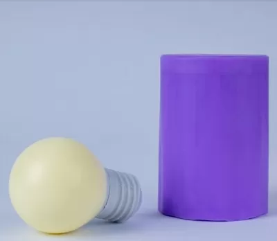 Лампочка 3D, форма для мыла силиконовая Силиконовые формы