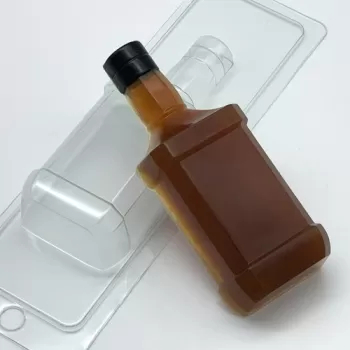 Бутылка виски, форма для мыла пластиковая Пластиковые формы